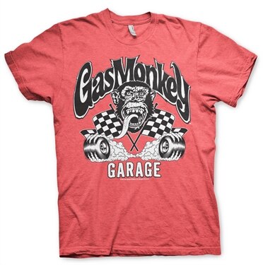 Gas Monkey Garage Burning Wheels T-Shirt, Basic Tee