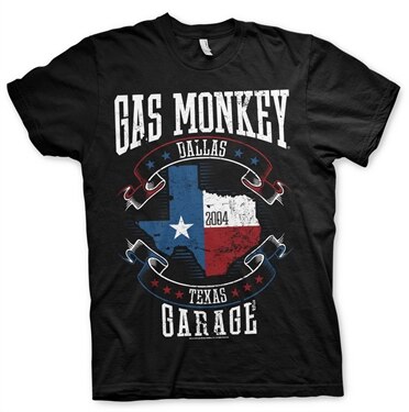 Gas Monkey Garage - Texas Flag T-Shirt, Basic Tee