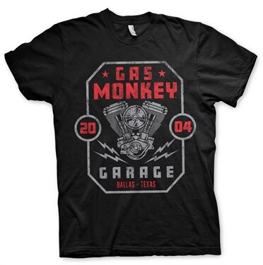 Gas Monkey Twin Engine T-Shirt, Basic Tee