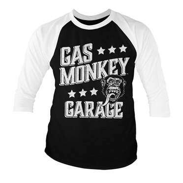 Gas Monkey Garage Monkeystars Baseball 3/4 Sleeve Tee, Baseball 3/4 Sleeve Tee