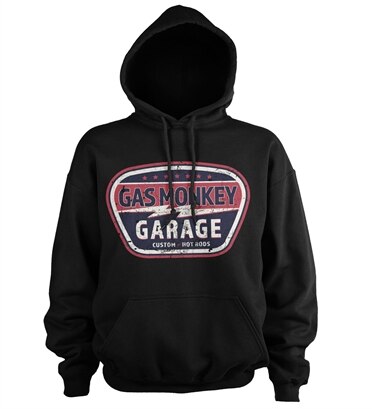 Gas Monkey Garage Vintage Custom Hoodie, Hooded Pullover