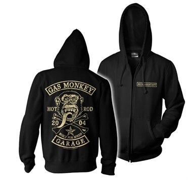 GMG Big Patch Zipped Hoodie, Zipped Hooded Pullover