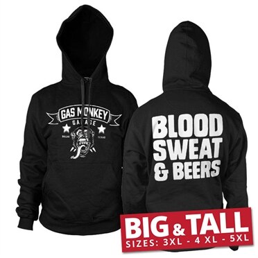 GMG - Blood, Sweat & Beers Big & Tall Hoodie, Big & Tall Hooded Pullover