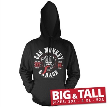 Gas Monkey Garage Round Seal Big & Tall Hoodie, Big & Tall Hooded Pullover