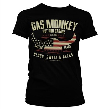 Gas Monkey Garage American Viking Girly Tee, Girly Tee