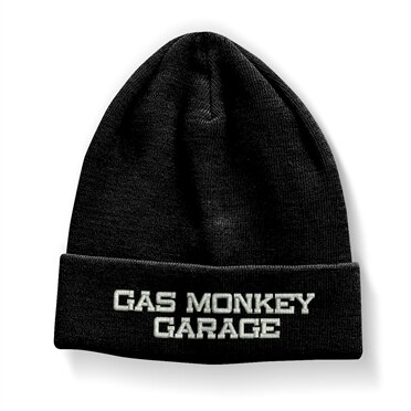 Gas Monkey Garage Beanie, KNITTED BEANIE
