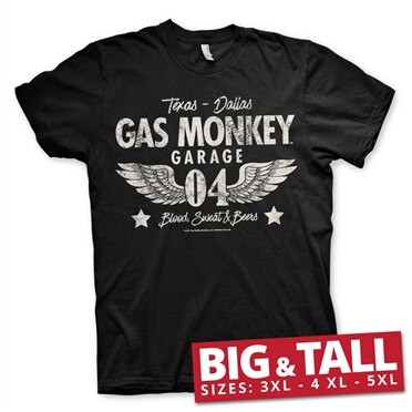 Gas Monkey Garage 04-WINGS Big & Tall Tee, Big & Tall T-Shirt