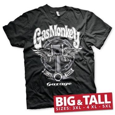 Gas Monkey Garage Big Piston Big & Tall T-Shirt, Big & Tall T-Shirt