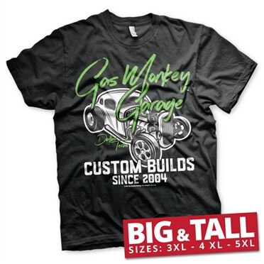 Gas Monkey Garage Custom Neon Big & Tall T-Shirt, Big & Tall T-Shirt