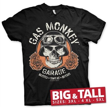 Gas Monkey Garage Skull Big & Tall T-Shirt, Big & Tall T-Shirt