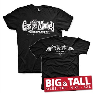 Gas Monkey Garage Bar Knuckles Big & Tall T-Shirt, Big & Tall T-Shirt