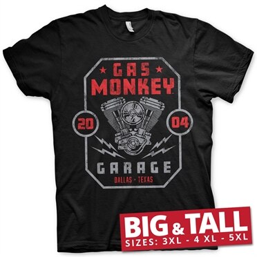 Gas Monkey Twin Engine Big & Tall T-Shirt, Big & Tall T-Shirt