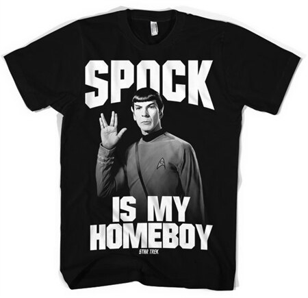 Spock Is My Homeboy T-Shirt, Basic Tee