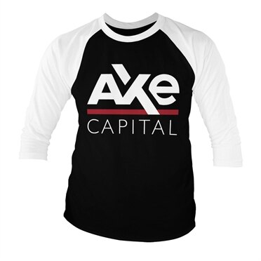 Billions - Axe Capital Logo Baseball 3/4 Sleeve Tee, Baseball 3/4 Sleeve Tee