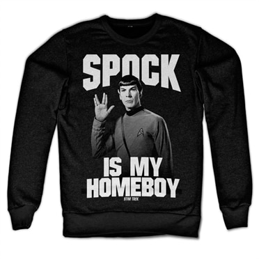 Läs mer om Spock Is My Homeboy Sweatshirt, Sweatshirt