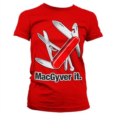 MacGyver It Girly Tee, Girly T-Shirt