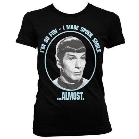 I Made Spock Smile Girly T-Shirt, Girly T-Shirt