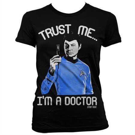 Läs mer om Trust Me - I´m A Doctor Girly T-Shirt, T-Shirt