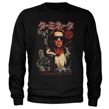 Läs mer om The Terminator Japanese Poster Sweatshirt, Sweatshirt
