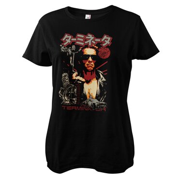 Läs mer om The Terminator Japanese Poster Girly Tee, T-Shirt