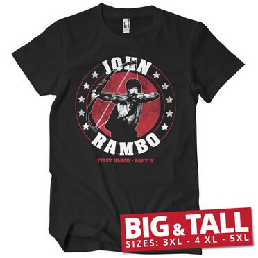 Läs mer om John Rambo BOW Big & Tall T-Shirt, T-Shirt