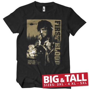 Läs mer om First Blood Big & Tall T-Shirt, T-Shirt