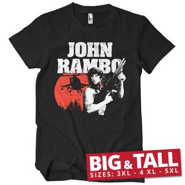 Läs mer om John Rambo Big & Tall T-Shirt, T-Shirt