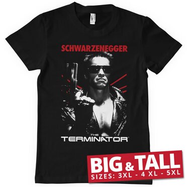 Läs mer om The Terminator Poster Big & Tall T-Shirt, T-Shirt