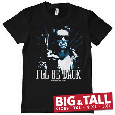 Läs mer om Ill Be Back - Duotone Big & Tall T-Shirt, T-Shirt