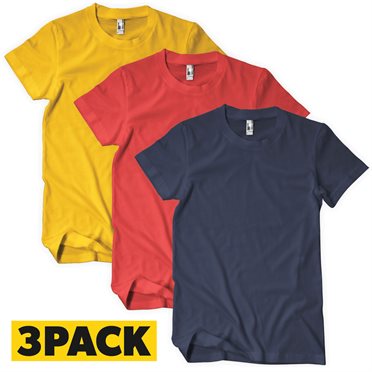 Läs mer om T-Shirts Bigpack Färg - 3 pack, T-Shirt
