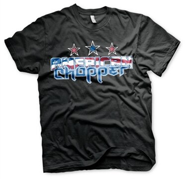 Läs mer om American Chopper Flag Logo T-Shirt, T-Shirt