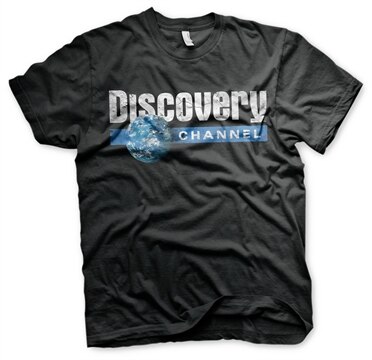 Discovery Cracked Globe Logo T-Shirt, Basic Tee