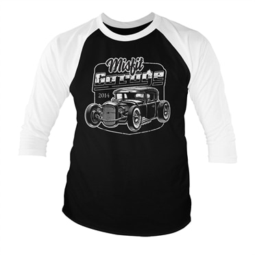 Läs mer om Misfit Garage Rod Baseball 3/4 Sleeve Tee, Long Sleeve T-Shirt