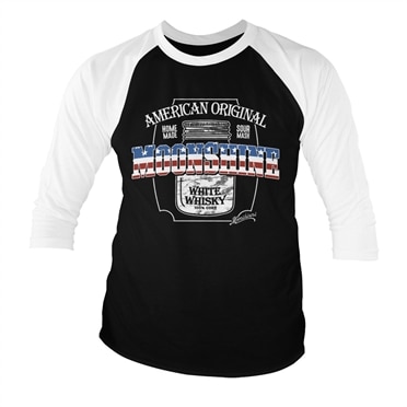 Läs mer om American Original Moonshine Baseball 3/4 Sleeve Tee, Long Sleeve T-Shirt