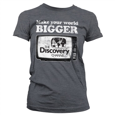 Make Your World Bigger Girly Tee, T-Shirt