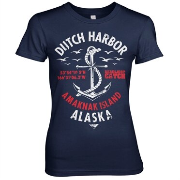 Läs mer om Deadliest Catch - Dutch Harbor Girly Tee, T-Shirt