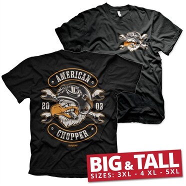 Läs mer om American Chopper - Cigar Eagle Big & Tall T-Shirt, T-Shirt