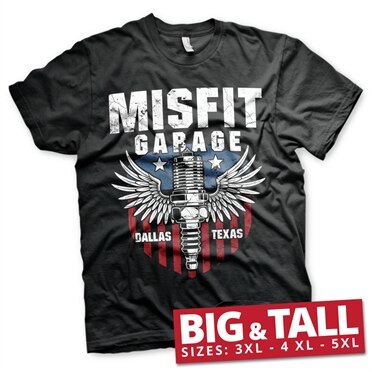 Misfit Garage - American Piston Big & Tall T-Shirt, Big & Tall T-Shirt