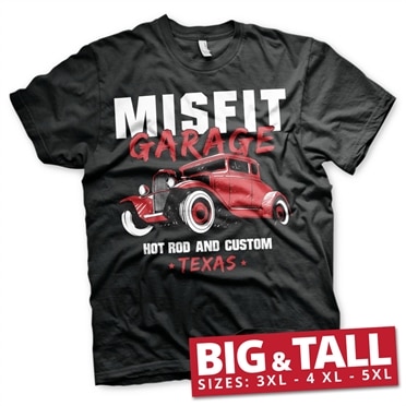Läs mer om Misfit Garage Hot Rod & Custom Big & Tall T-Shirt, T-Shirt