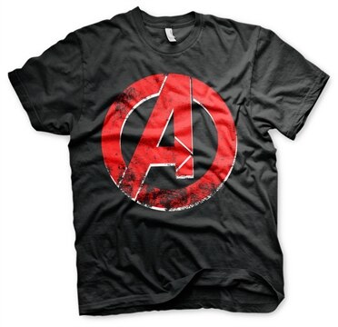 The Avengers Distressed A Logo T-Shirt, Basic Tee