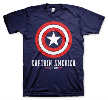 Captain America Logo T-Shirt, Basic Tee