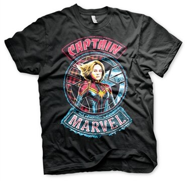 Captain Marvel Patch T-Shirt, Basic Tee