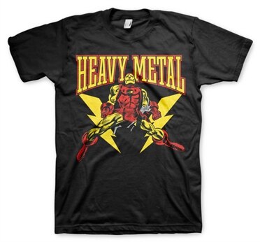 Iron Man Likes Heavy Metal T-Shirt, Basic Tee