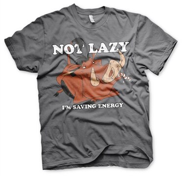 Pumbaa - Not Lazy T-Shirt, Basic Tee