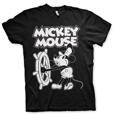 Mickey Mouse - Steamboat Willie T-Shirt, Basic Tee