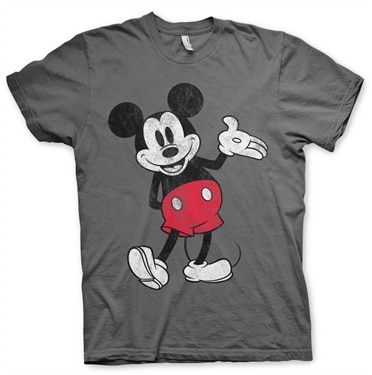 Mickey Mouse Distressed T-Shirt, Basic Tee