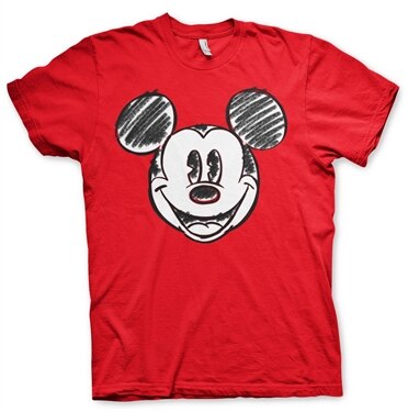 Mickey Mouse Pixelated Sketch T-Shirt, Basic Tee