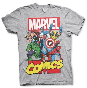 Marvel Comics Heroes T-Shirt, Basic Tee