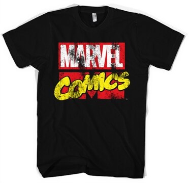 Marvel Comics Retro Logo T-Shirt, Basic Tee