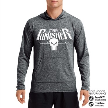 Marvels The Punisher Logo Performance Hoodie, CORE PERFORMANCE HOODIE